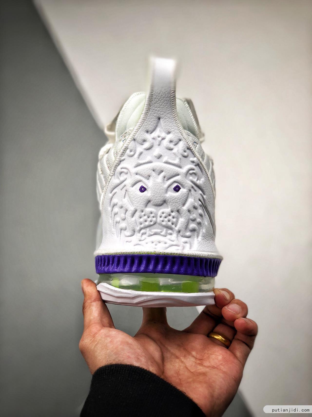 纯原最高工艺 新配色实战版本# Nike Lebron XVI “Buzz Lightyear” 勒布朗詹姆斯16代 白绿巴斯光年