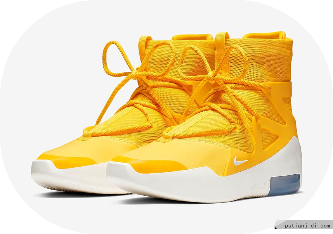 Nike Air Fear Of God 1“Amarillo”这个黄色遭不住啊！ 货号：AR4237-700插图2