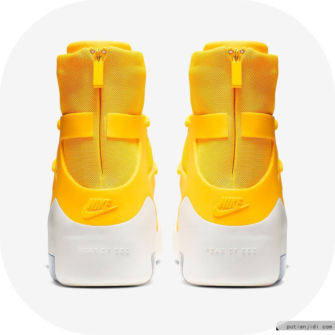 Nike Air Fear Of God 1“Amarillo”这个黄色遭不住啊！ 货号：AR4237-700插图4