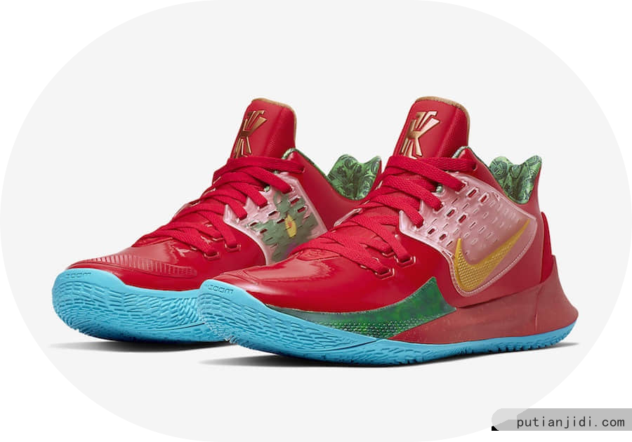 蟹老板来了！Nike Kyrie Low 2 “Mr. Krabs”预计将于8月10日公布！ 货号：CJ6953-600插图2