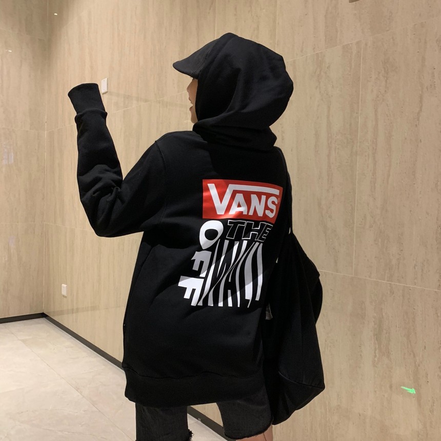 Vans最新款爆 纯棉380克毛圈连帽卫衣